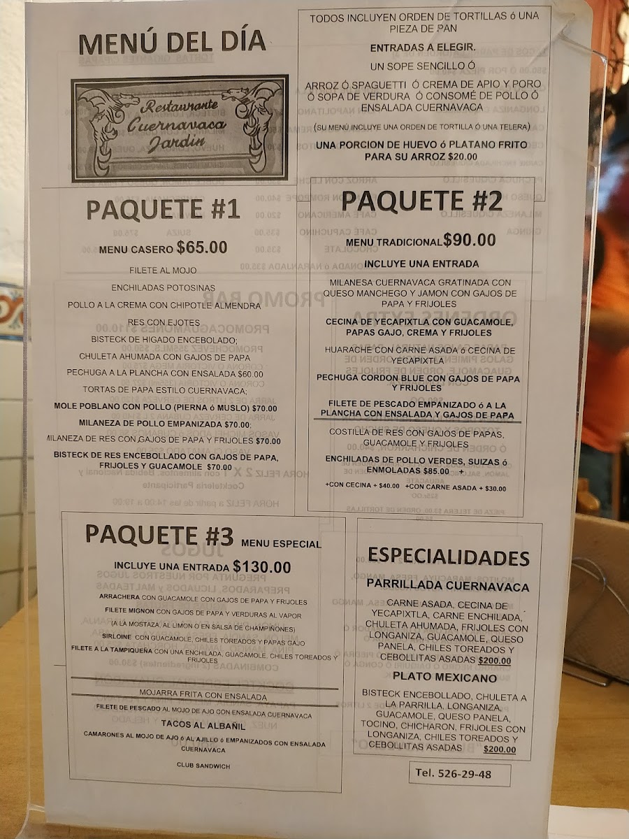 Restaurante Cuernavaca Jardín Menu - Image 3