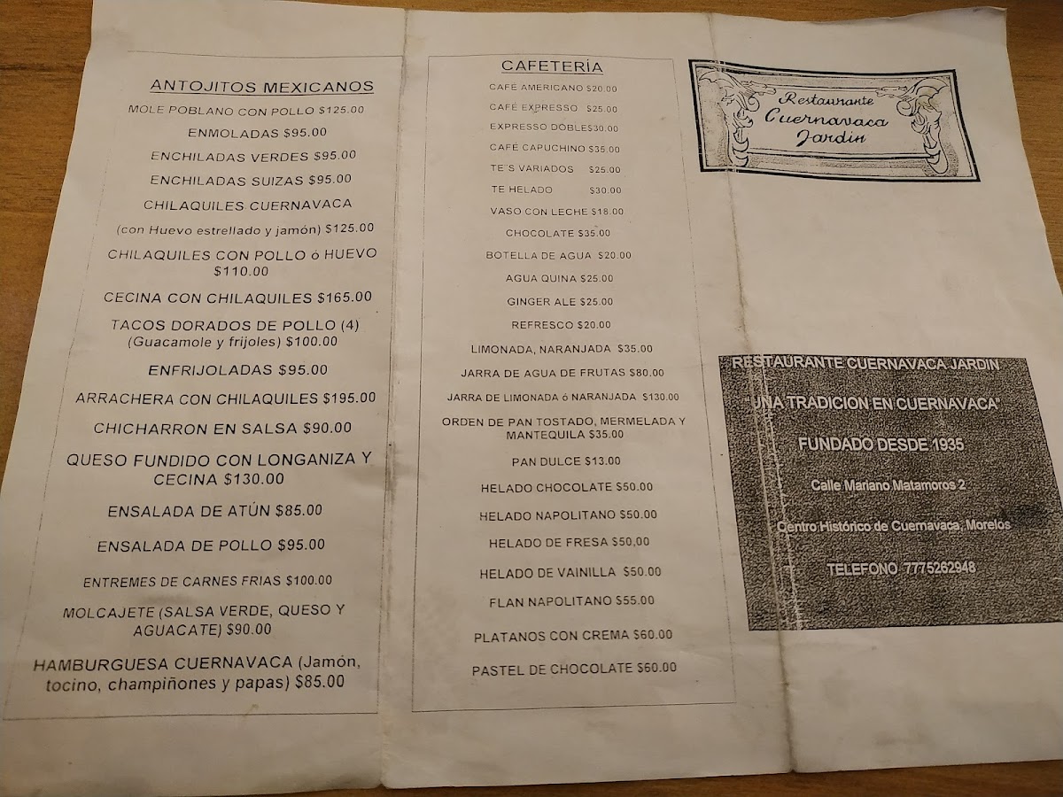 Restaurante Cuernavaca Jardín Menu - Image 5